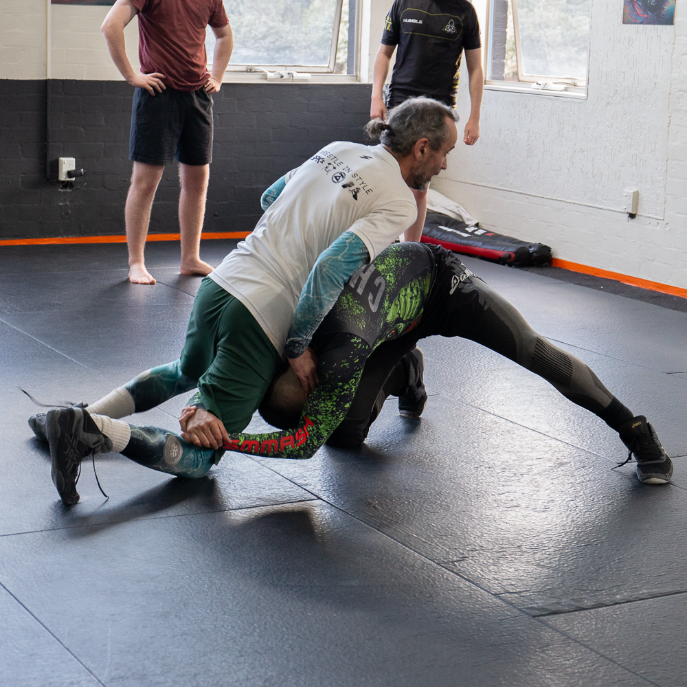 Wrestling demonstration